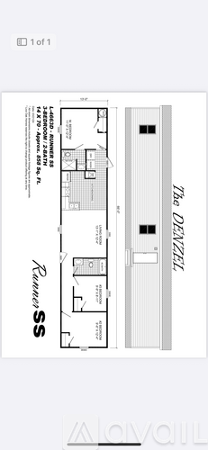 A floor plan of a building with the name "The Dewhurst" on the right side.