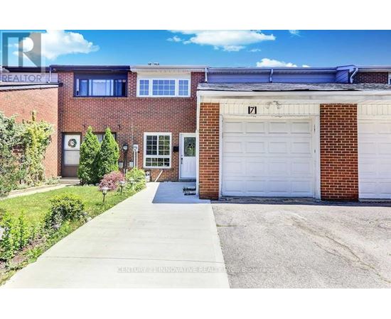 A house with a garage numbered 171 is for sale.