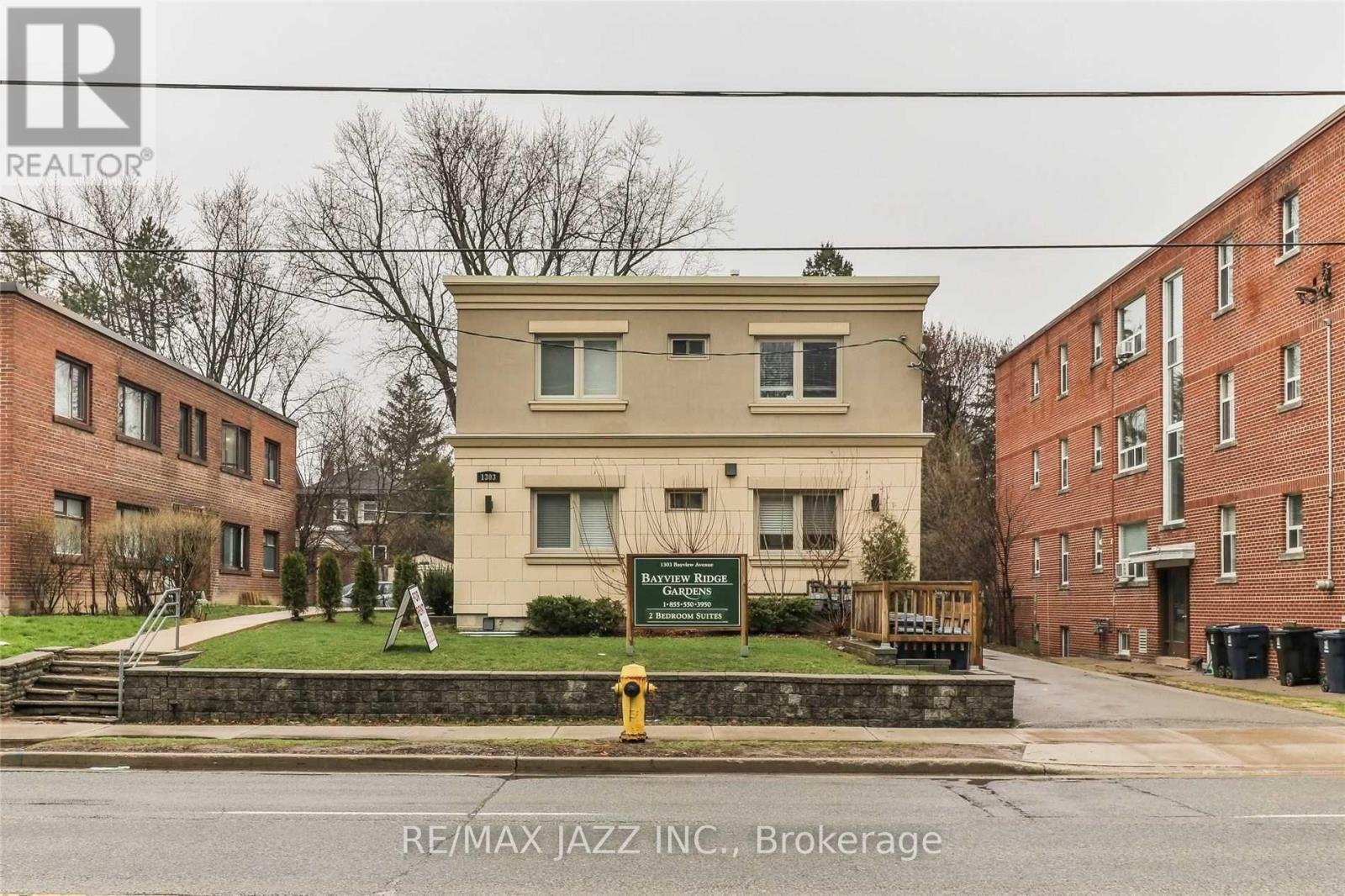 A building with a sign that says "RE/MAX JAZZ INC., Brokerage" in front of it.
