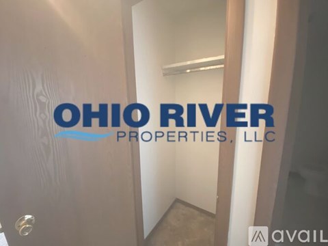 A hallway with a sign that says Ohio River Properties, LLC.