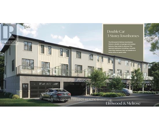 A rendering of a multi-story building with a car parked in front.