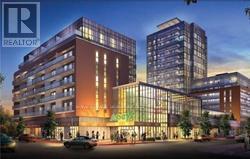 A modern building with a glass facade is depicted in the image.