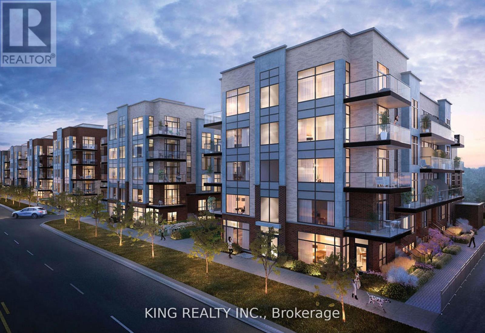 A modern apartment complex by King Realty Inc. in Brokerage.