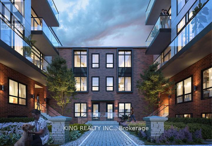 A modern building with the sign "KING REALTY INC." on the front.