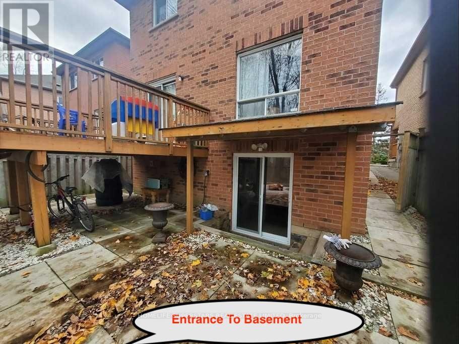 A house with a basement entrance.
