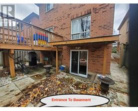 A house with a basement entrance.