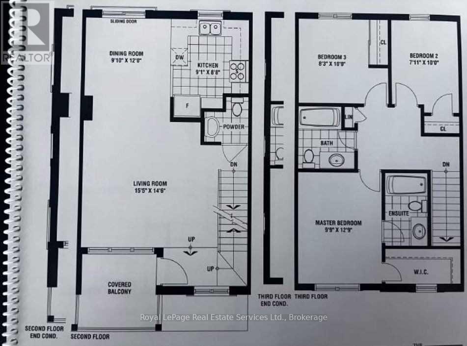 A black and white image of a floor plan for a house.