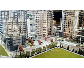 A brokerage office is located in a large building complex.