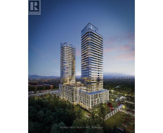 A rendering of a modern building complex by RE/MAX West Realty Inc.