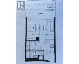 A floor plan for a realtor showing a layout with rooms and dimensions.