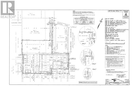 A detailed architectural drawing of a building is shown.