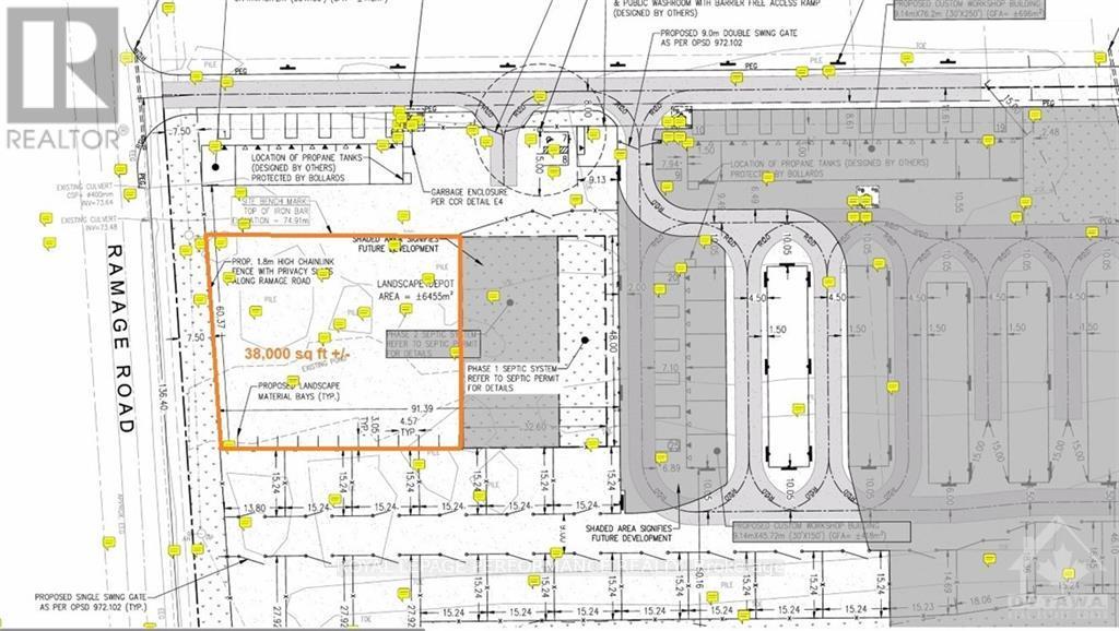 A detailed architectural drawing of a building with a lot of annotations and measurements.