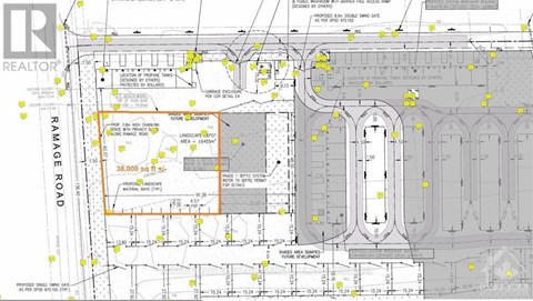 A detailed architectural drawing of a building with a lot of annotations and measurements.