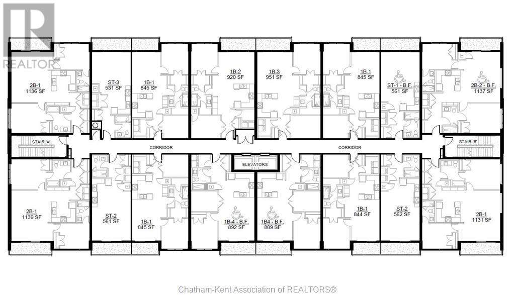 A floor plan for a building with multiple rooms and labeled with numbers and letters.