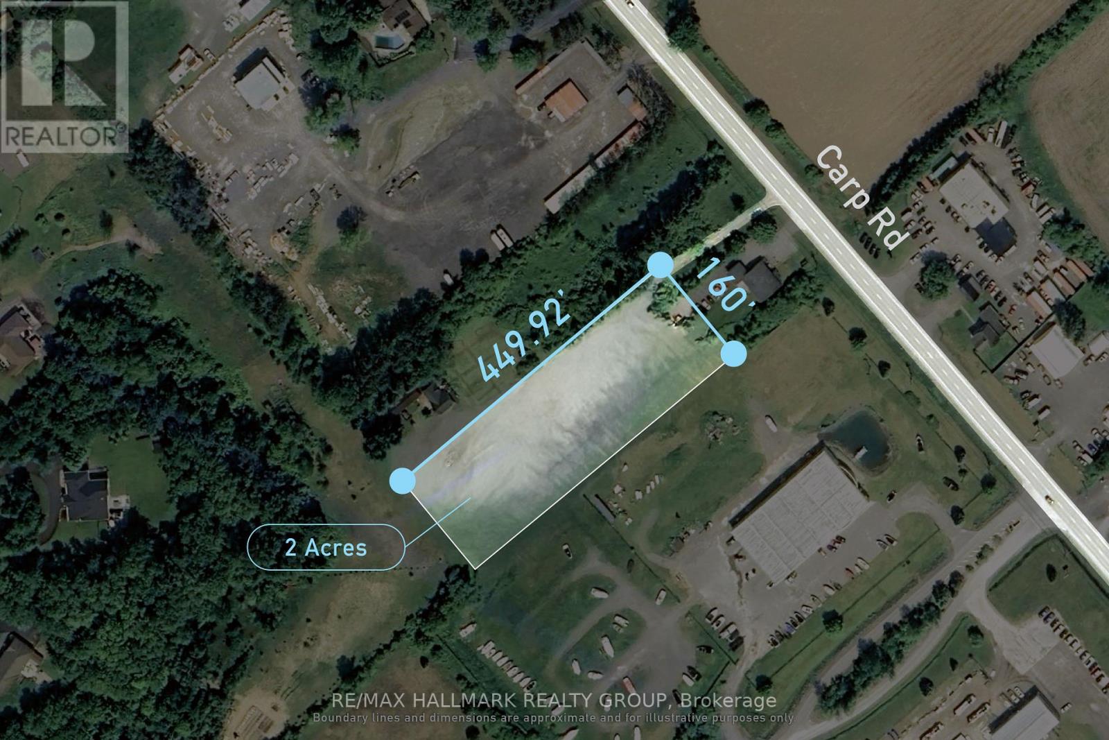 A satellite image shows a property for sale with a price of 499.92 and a size of 2 acres.