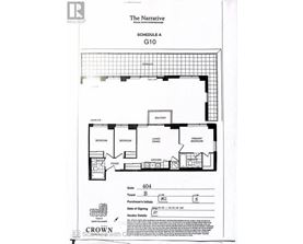 A drawing of a floor plan for a property located at 404 N.W. 12th St.