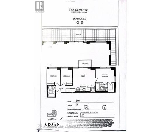A drawing of a floor plan for a property located at 404 N.W. 12th St.