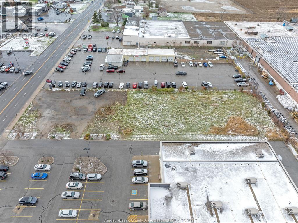 A parking lot with cars parked in it.