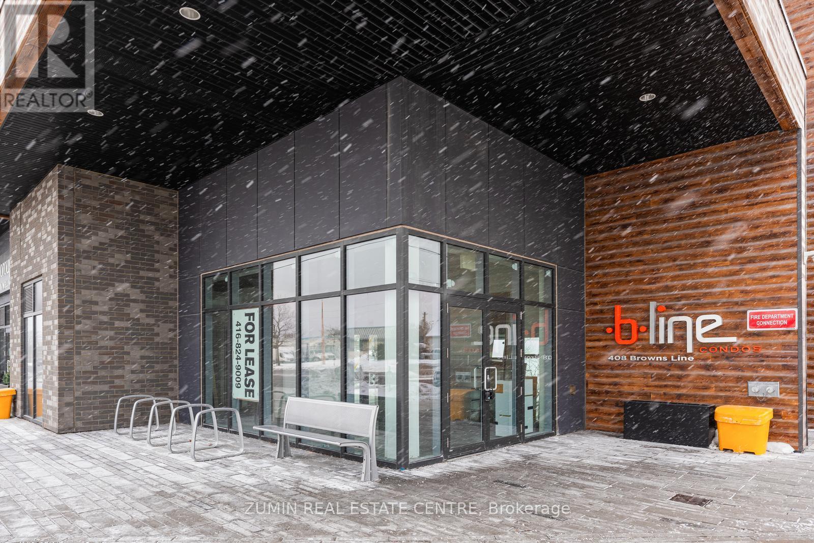 A building with a sign that says "bline" on it.