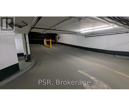 A tunnel with the words PSR Brokerage on the bottom.