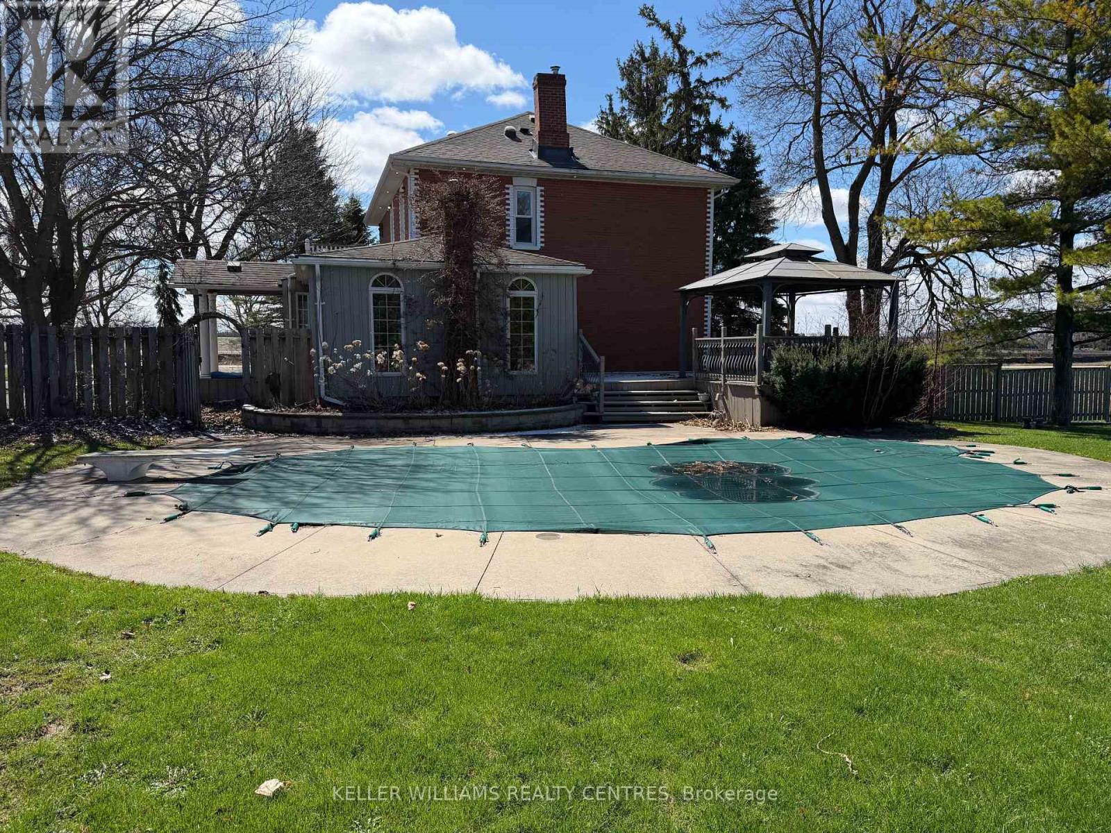 A house with a pool in the backyard.