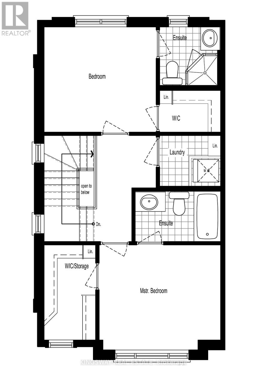 A floor plan of a house with a master bedroom, a guest bedroom, a laundry room, and a wine cellar.