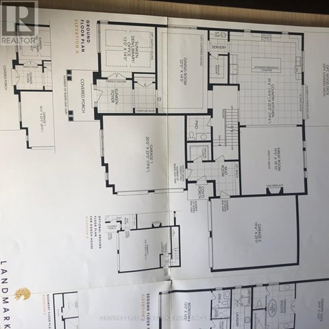 A real estate company's floor plan for a residential building.