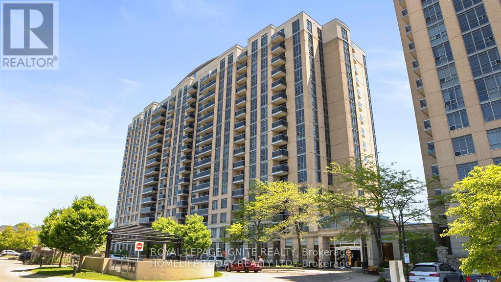 A tall building with the sign "RoyalPageSGNT REALTY Brokerage" in front of it.