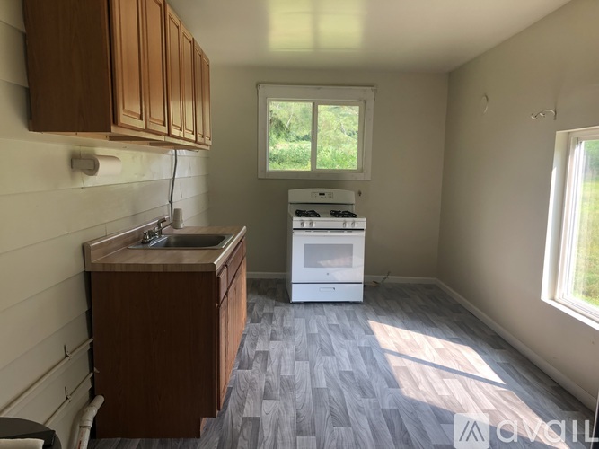 A kitchen with a sink and a window.