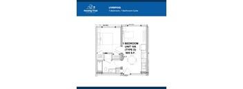 1 Bedroom, 1 Bathroom