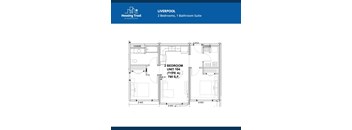2 Bedrooms, 1 Bathroom