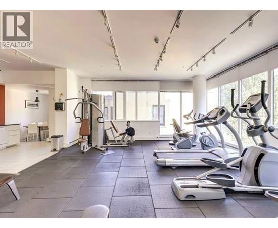 A gym with treadmills, elliptical machines, and other exercise equipment.