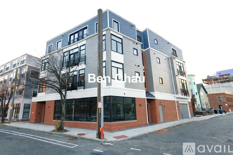 A multi-story building with the name "Bell's Landing" on the front.