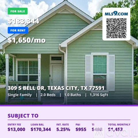 A house for rent is listed on MLS9.com.