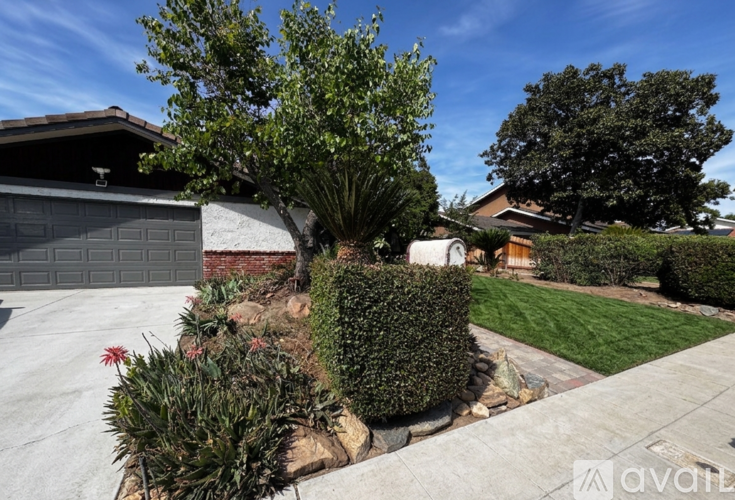 A house with a driveway and a tree in front.