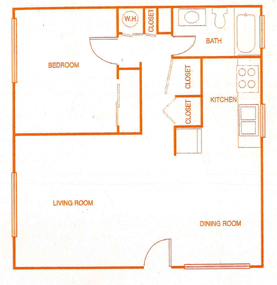 The Oak - 1BR, 1BA