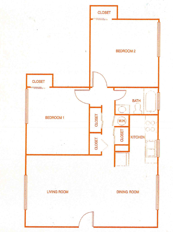 The Cedar - 2BR, 1BA