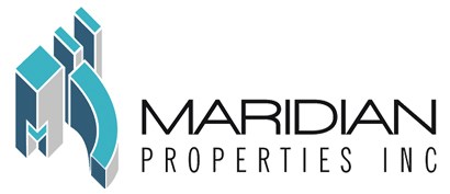 The image is a logo for Maridian Properties Inc.