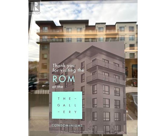 A real estate advertisement for a building called The Gallery Condominiums.