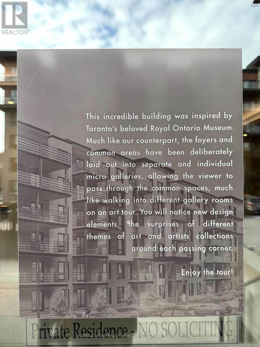 A sign for a private residence is displayed in front of a building.