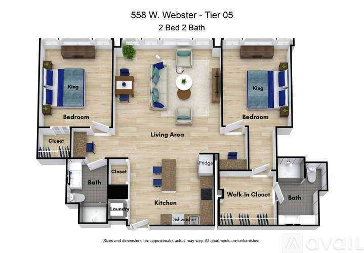 558 W Webster Ave 2 Beds Apartment, Condo for Rent - Photo gallery 2