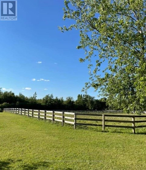 A fence runs along a grassy field.