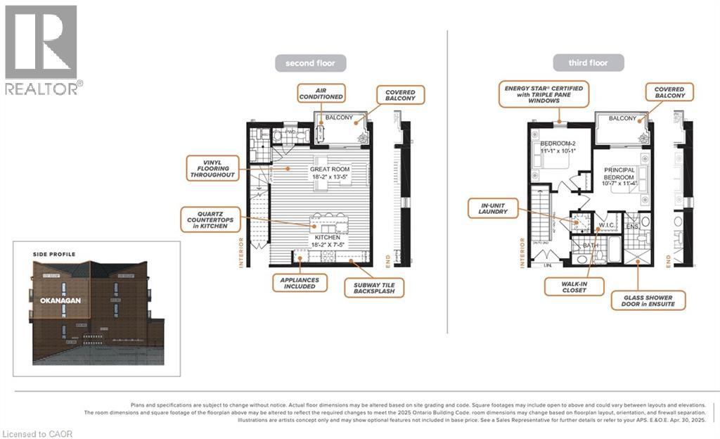 A floor plan for a building with a realtor logo at the top left corner.