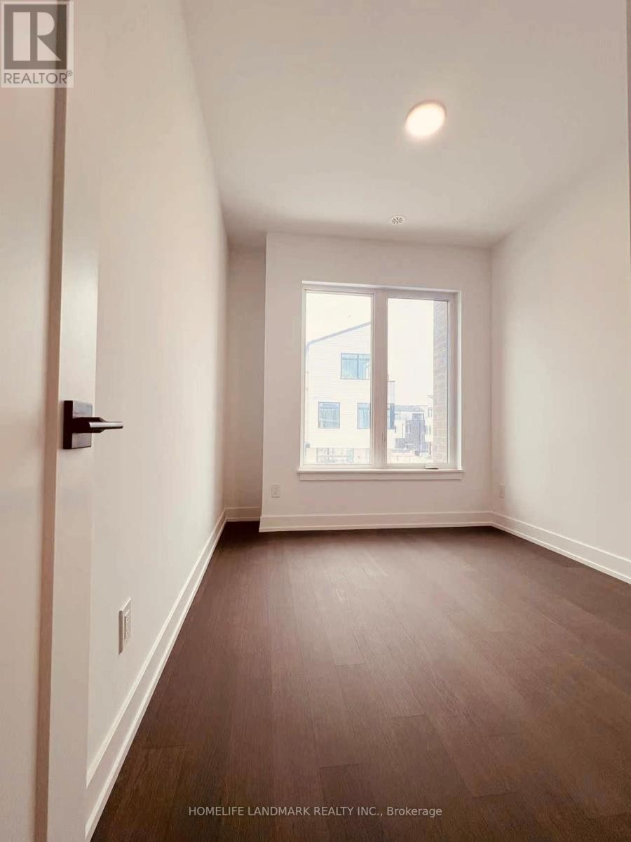 A room with a door and a window.