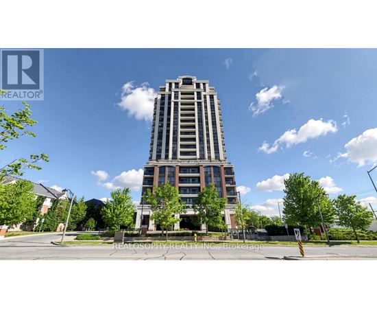 A tall building with a sign that says "REALTOR" in front of it.