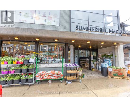 A flower market with a sign that says Summerhill Market.