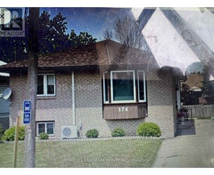 A house with the number 174 on it.