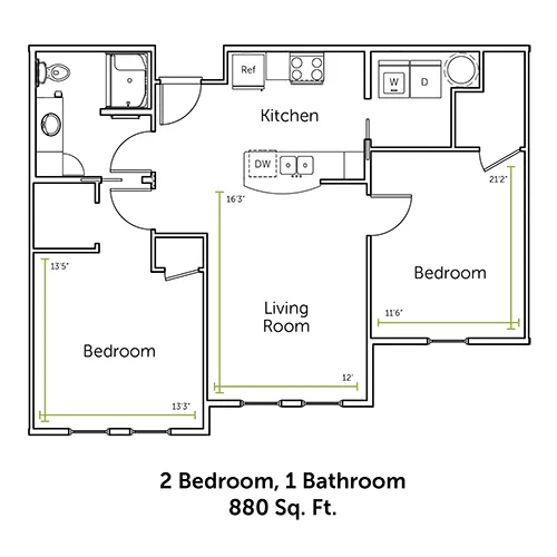 2 Bedroom