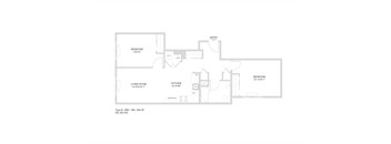 2 Bedrooms, 1 Bathroom