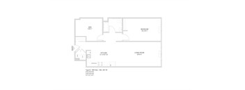1 Bedroom 1 Bathroom +Den
